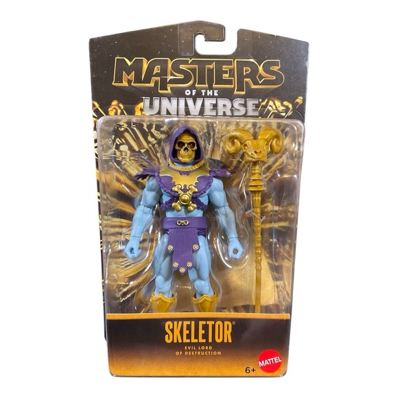 Mattel Other - Masters of the Universe Skeletor Gold Variant Walmart Exclusive Figure In Hand